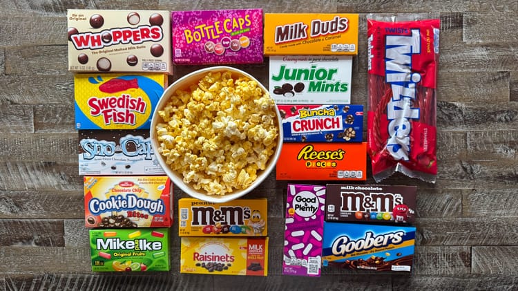 Top 5 Best Movie Theater Candies